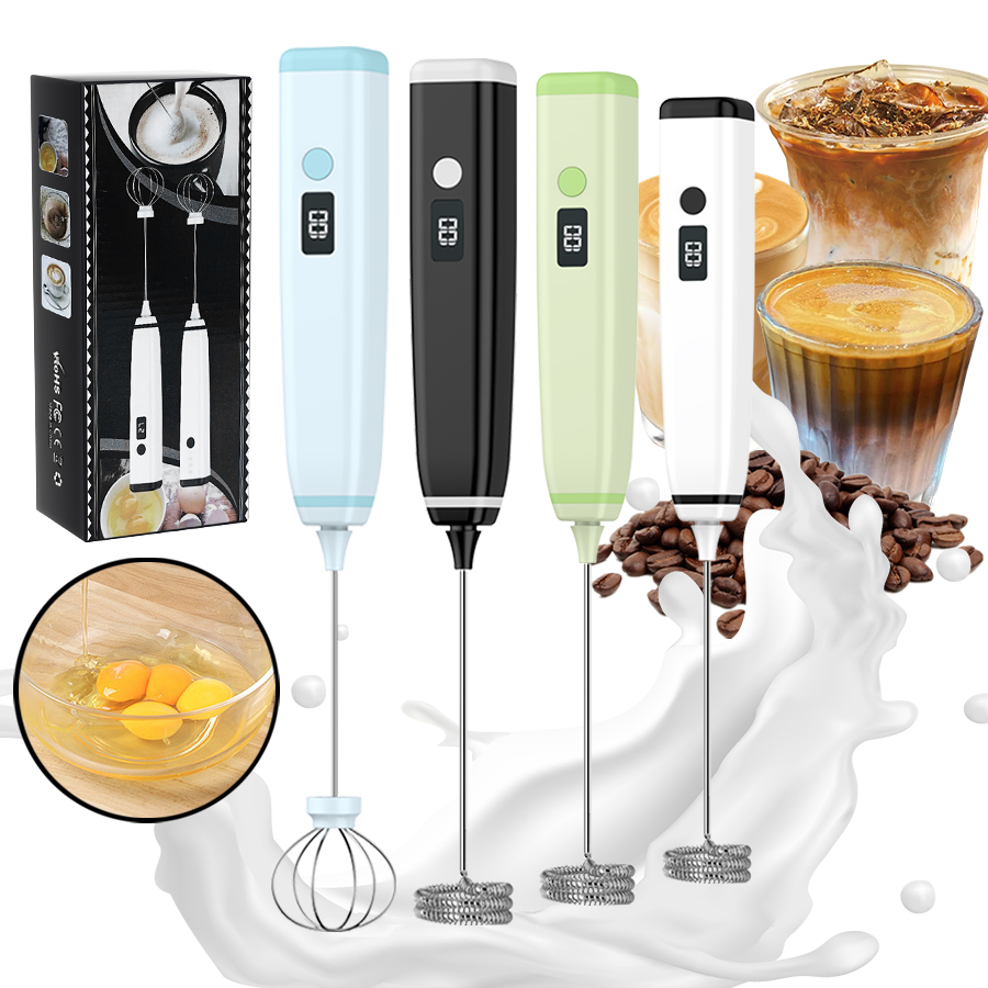 Electric Milk Frother Handheld - Bacchetta per montalatte per montalatte Frusta