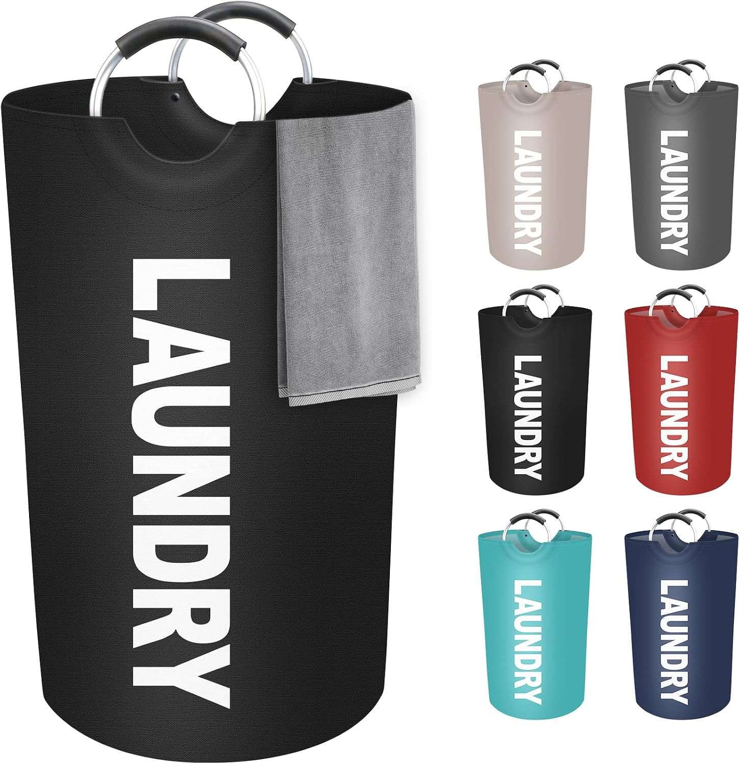 Laundry - Cesto per Bucato Pieghevole da 90L