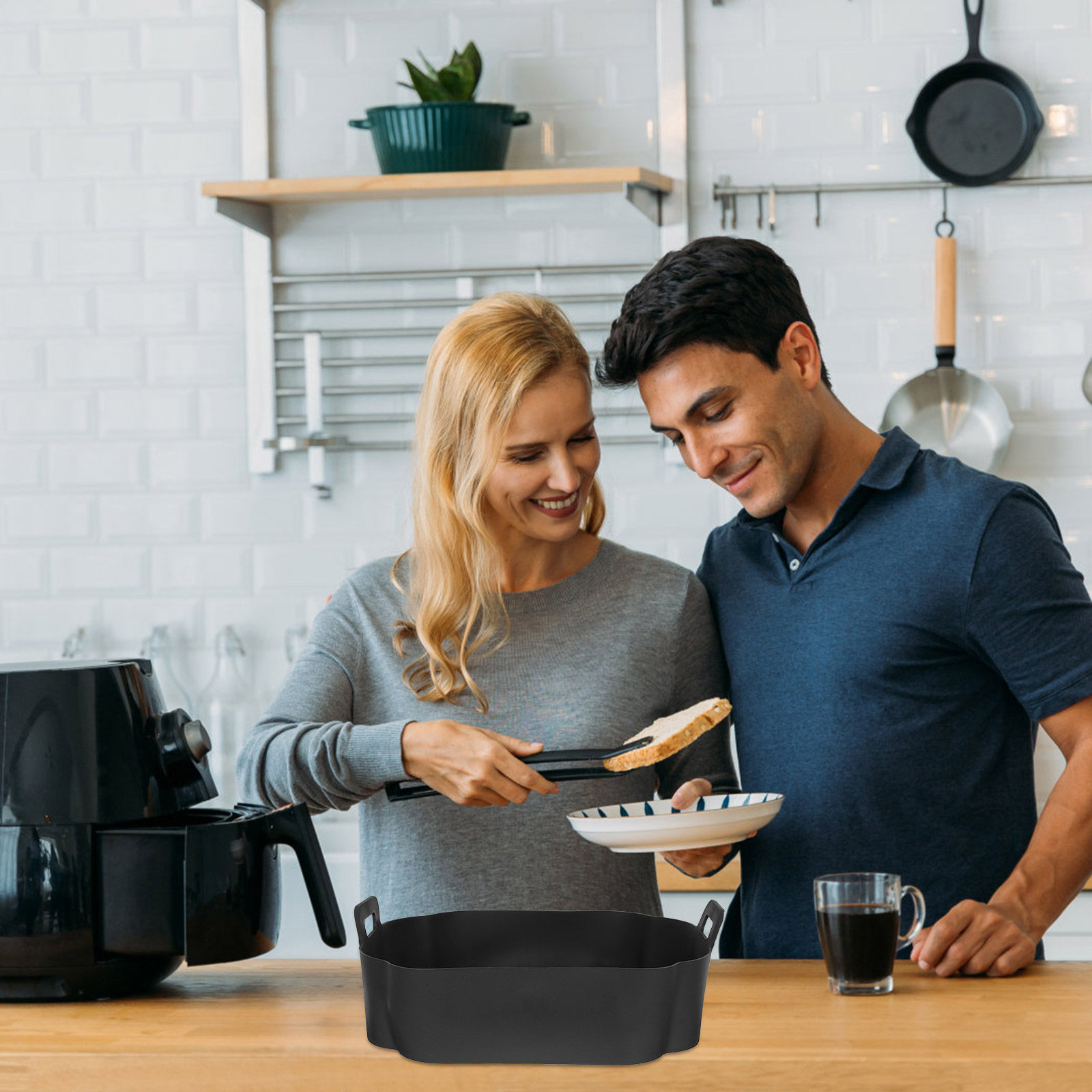 Tappetino in silicone per frig - Air Fryer Silicone Pot Liner recensione e prezzo