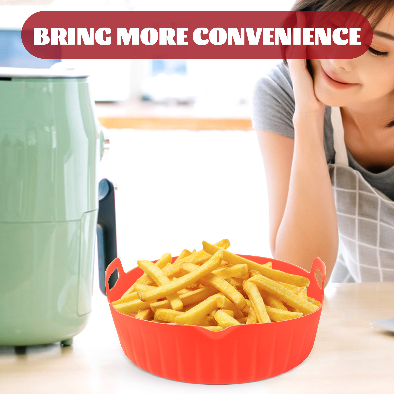 Padella in silicone per friggi - Air Fryer Silicone Pot Liner recensione e prezzo