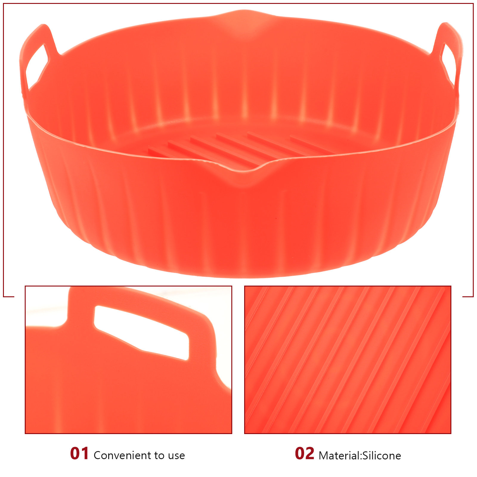 Padella in silicone per friggi - Air Fryer Silicone Pot Liner recensione e prezzo
